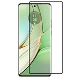 Motorola Edge 40 Neo Skærmbeskyttelse Hærdet Glas - Full Fit - Sort Kant