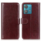Motorola Edge 40 Neo Pung Taske med Magnetisk Lukning - Brun