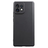 Motorola Edge 40 Pro/Moto X40 Anti-Fingeraftryk Mat TPU Cover - Sort