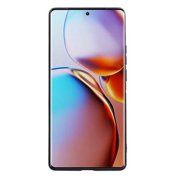 Motorola Edge 40 Pro/Moto X40 Anti-Fingeraftryk Mat TPU Cover - Sort