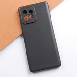 Motorola Edge 40 Pro/Moto X40 Anti-Fingeraftryk Mat TPU Cover - Sort