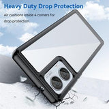 Motorola Edge 50 Fusion/G96 Anti-Shock Hybrid Cover - Sort
