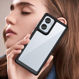 Motorola Edge 50 Fusion/G96 Anti-Shock Hybrid Cover - Sort