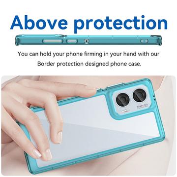 Motorola Edge 50 Fusion/G96 Anti-Shock Hybrid Cover - Blå