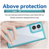 Motorola Edge 50 Fusion/G96 Anti-Shock Hybrid Cover - Blå