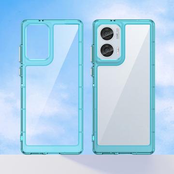 Motorola Edge 50 Fusion/G96 Anti-Shock Hybrid Cover - Blå