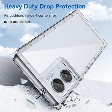 Motorola Edge 50 Fusion/G96 Anti-Shock Hybrid Cover - Gennemsigtig