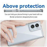 Motorola Edge 50 Fusion/G96 Anti-Shock Hybrid Cover - Gennemsigtig