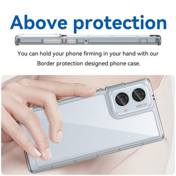 Motorola Edge 50 Fusion/G96 Anti-Shock Hybrid Cover - Gennemsigtig