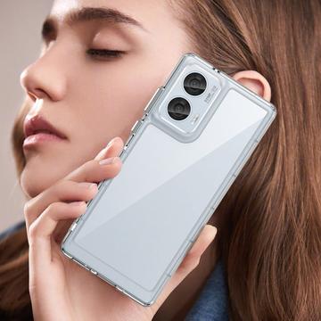 Motorola Edge 50 Fusion/G96 Anti-Shock Hybrid Cover - Gennemsigtig