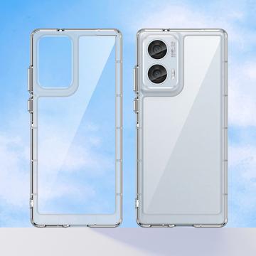 Motorola Edge 50 Fusion/G96 Anti-Shock Hybrid Cover - Gennemsigtig