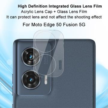 Motorola Edge 50 Fusion/G96 Imak 2-i-1 HD Kamera Linse Hærdet Glas