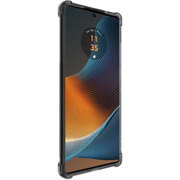 Motorola Edge 50 Fusion/G96 Imak Faldsikkert TPU Cover - Gennemsigtig Sort