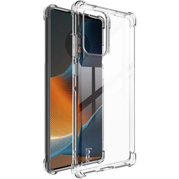 Motorola Edge 50 Fusion/G96 Imak Faldsikkert TPU Cover - Gennemsigtig