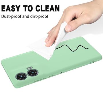 Motorola Edge 50 Fusion/G96 Liquid Silikone Cover med Strop - Grøn