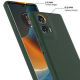 Motorola Edge 50 Fusion/G96 Liquid Silikone Cover - MagSafe Kompatibel - Mørkegrøn