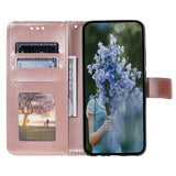 Motorola Edge 50 Fusion/G96 Mandala Series Etui med Pung - Rødguld