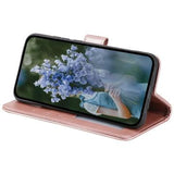 Motorola Edge 50 Fusion/G96 Mandala Series Etui med Pung - Rødguld