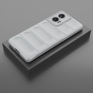 Motorola Edge 50 Fusion/G96 Rugged TPU Cover - Lysegrå