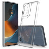 Motorola Edge 50 Fusion/G96 Ridsefast Hybrid Cover - Gennemsigtig