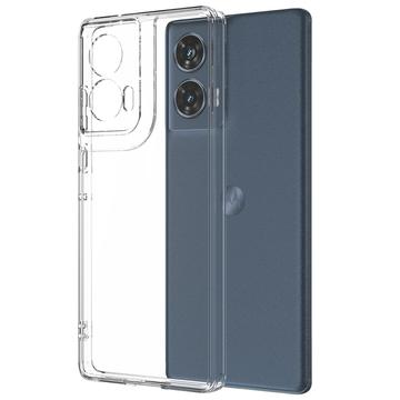 Motorola Edge 50 Fusion/G96 Ridsefast Hybrid Cover - Gennemsigtig