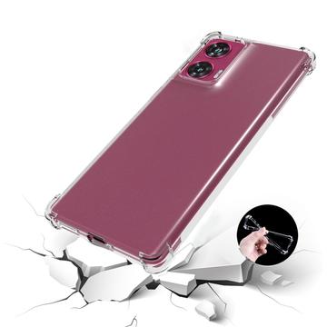 Motorola Edge 50 Fusion/G96 Stødsikkert TPU Cover - Gennemsigtig