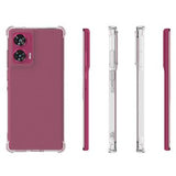 Motorola Edge 50 Fusion/G96 Stødsikkert TPU Cover - Gennemsigtig