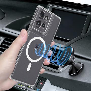 Motorola Edge 50 Hybrid Cover - MagSafe Kompatibel - Gennemsigtig