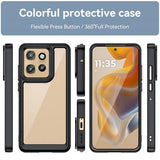 Motorola Edge 50 Neo/Moto S50 Anti-Shock Hybrid Cover - Sort