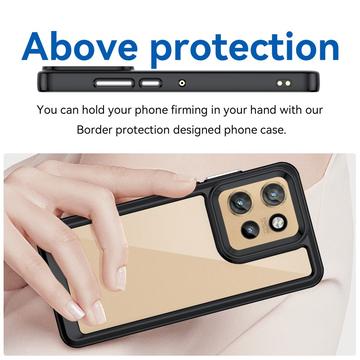 Motorola Edge 50 Neo/Moto S50 Anti-Shock Hybrid Cover - Sort