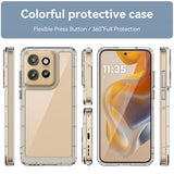Motorola Edge 50 Neo/Moto S50 Anti-Shock Hybrid Cover - Gennemsigtig