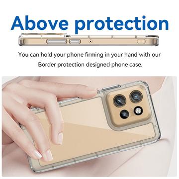 Motorola Edge 50 Neo/Moto S50 Anti-Shock Hybrid Cover - Gennemsigtig