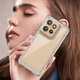 Motorola Edge 50 Neo/Moto S50 Anti-Shock Hybrid Cover - Gennemsigtig