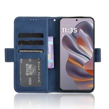 Motorola Edge 50 Neo/Moto S50 Kortholder Pung Etui - Blå