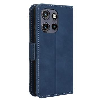 Motorola Edge 50 Neo/Moto S50 Kortholder Pung Etui - Blå