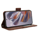 Motorola Edge 50 Neo/Moto S50 Kortholder Pung Etui - Brun