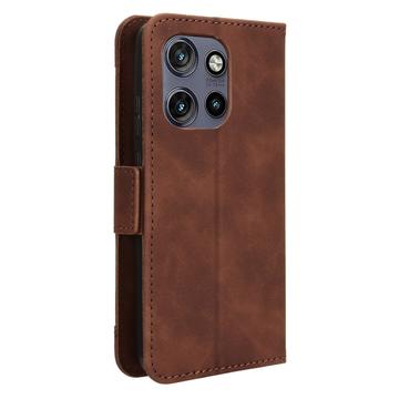 Motorola Edge 50 Neo/Moto S50 Kortholder Pung Etui - Brun