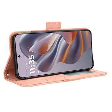 Motorola Edge 50 Neo/Moto S50 Kortholder Pung Etui - Pink