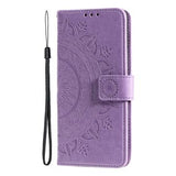 Motorola Edge 50 Neo Mandala Series Etui med Pung - Lilla
