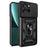 Motorola Edge 50 Neo Roterende Ring Hybrid Cover med Kameraskjold - Sort