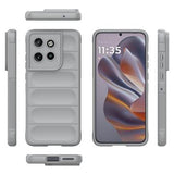 Motorola Edge 50 Neo Rugged TPU Cover - Lysegrå