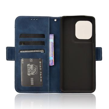 Motorola Edge 50 Pro Pung Cover med Kortholder - Blå