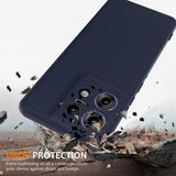 Motorola Edge 50 Pro Liquid Silikone Cover - MagSafe Kompatibel - Mørkeblå