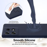 Motorola Edge 50 Pro Liquid Silikone Cover - MagSafe Kompatibel - Mørkeblå
