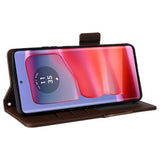 Motorola Edge 50 Pro Pung med Magnetisk Lukning - brun