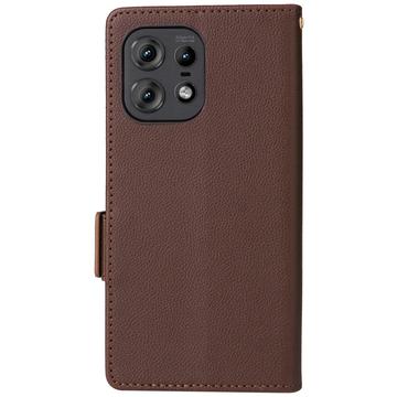 Motorola Edge 50 Pro Pung med Magnetisk Lukning - brun