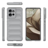 Motorola Edge 50 Rugged TPU Cover - Lysegrå