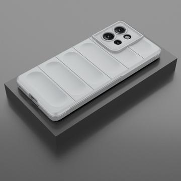 Motorola Edge 50 Rugged TPU Cover - Lysegrå