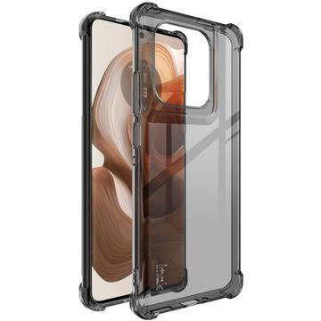 Motorola Edge 50 Ultra/Moto X50 Ultra Imak Faldsikkert TPU Cover - Gennemsigtig Sort