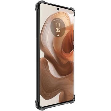 Motorola Edge 50 Ultra/Moto X50 Ultra Imak Faldsikkert TPU Cover - Gennemsigtig Sort